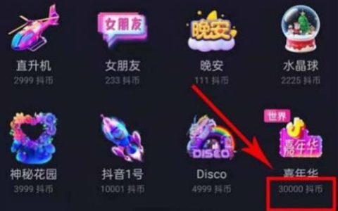 嘉年华多少钱（抖音嘉年华的人民币价格）