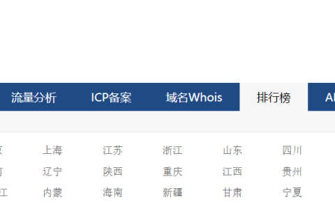 alexa中国网站排名（各平台流量排行）